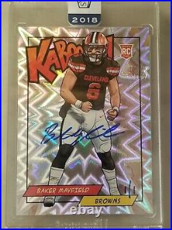 1/1 Baker Mayfield RC KABOOM 2018 Panini Honors Kaboom One of One 1 of 1