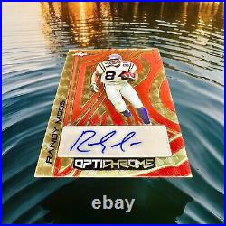 1/1? SUPERFRACTOR? One of One? Randy Moss Gold Vinyl Leaf Auto Autograph HOF