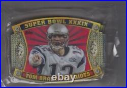 (10) 2011 Tom Brady Topps SUPER BOWL LEGENDS DIE CUT Redemption Lot 10 Patriots