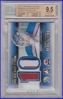11-12 ITG Between The Pipes Redemption Toronto Expo Henrik Lundqvist Patch RARE
