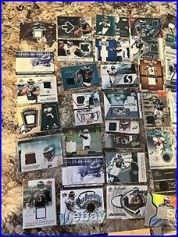 120+ Card Lot Donovan McNabb Game Used Jersey Rookie Numbered SP Patch Eagles