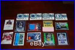 (14) Football Cracked Ice Auto #11/23 Rc Game Used 150 Points Panini Rewards Lot