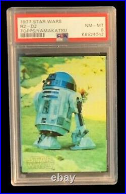 1977 topps yamakatsu star wars #0 R2-D2 rc standard size PSA 8 (RARE)