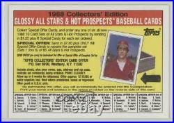 1988 Topps Glossy All-Stars Redemption Insert Jack Clark (Cards Not Included)