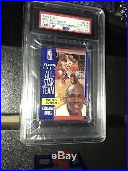 1991 Fleer 3-D Wrapper Redemption Michael Jordan All Star #211 PSA 8 ...