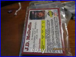 1992 MAXX 3d redemption cards J. D. McDuffie in memory card unopened