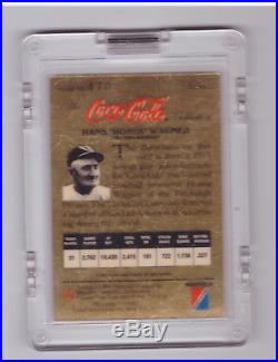 1993 Coca-Cola Gold #NNO Honus Wagner 24kt RARE! With Redemption