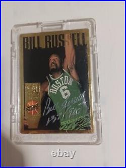 1994 Action Packed Gold Bill Russell Auto Greats of the Game No. 132/500 Mint