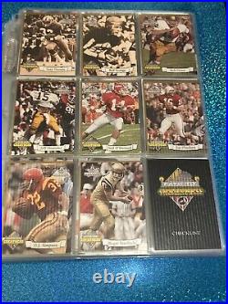 1994 Ted Williams Football Complete Set / Insert / Chase / Redemption NO AUTO