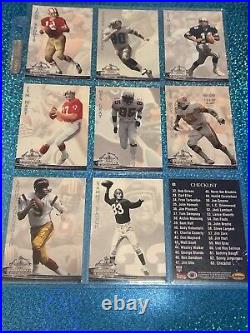 1994 Ted Williams Football Complete Set / Insert / Chase / Redemption NO AUTO