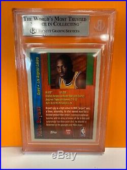 1996-97 Topps Draft Redemption #13 Kobe Bryant Lakers RC Rookie BGS 9 Mint