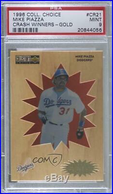 1996 Collector's Choice You Crash the Game Redemption Gold Mike Piazza PSA 9 HOF