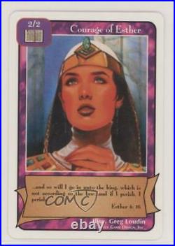 1996 Redemption Collectible Card Game Prophets Courage of Esther #COES gl9