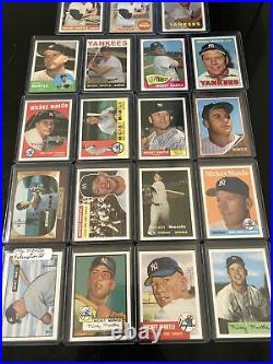 1996 Topps Redemption Set Mickey Mantle 19 Cards Reprint Set VERY RARE HOF
