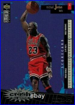 1996 Upper Deck Jordan You Crash The Game Redemption Silver Foil #c30 Nba Card
