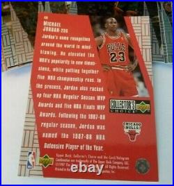 1997-98 Crash The Game Complete Set Redemption 1-30 Michael Jordan Upper Deck