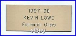 1997-98 Game Used Auto Jersey Upper Deck Redemption Kevin Lowe Edmonton Oilers