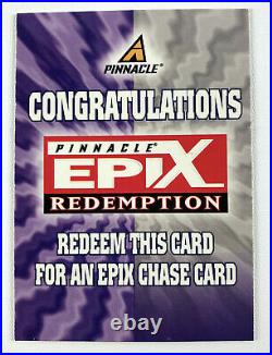 1997-98 Pinnacle EPIX Redemption Game Card Not Redeemed