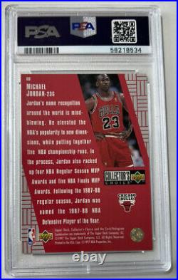 1997 Collector's Choice Crash Game Scoring Redemp Michael Jordan #R30 PSA 9 MINT
