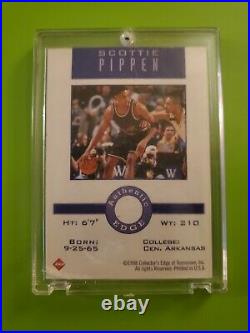 1998 Collectors Choice Scottie Pippen(Michael Jordan) Game Used Ball Redemption
