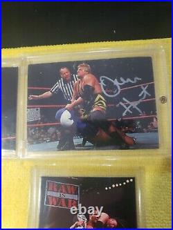 1998 WWF WWE Duo Cards Superstarz COMPLETE AUTOGRAPH Redemption Set Rock