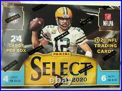 2 Boxes Panini Select 2020 NFL Football 24 Trading Cards Blaster Box Sealed