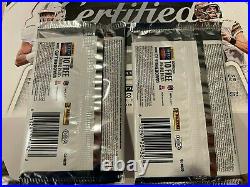 2-PACS 2020 Panini Certified Football Factory Sealed (5) cards per pack. 2 packs