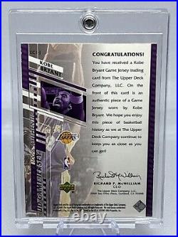 2000-01 Upper Deck e-Card evolve Game Jersey Kobe Bryant /300 NBA HOF EX+