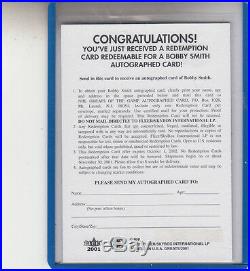 2001-02 Fleer Greats Of The Game Bobby Smith Expired Redemption Autograph Auto