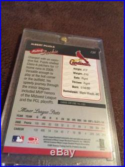 2001 Albert Pujols Donruss Career Stat Line Redemption AUTO RC Only 25 Made