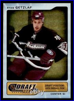 2003-04 BAP Memorabilia Draft Redemptions #19 Ryan Getzlaf/59 Anaheim Ducks