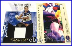 2003 Select NRL XL Card Series Game Worn Guernsey Redemption JC2 Steve Price