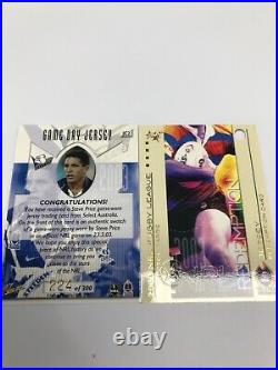 2003 Select NRL XL Card Series Game Worn Guernsey Redemption JC2 Steve Price