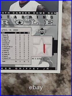 2003 Upper Deck Standing O Ken Griffey Jr 2 Color Game Used Redemption 1240