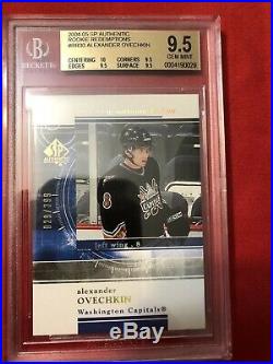 2004-05 Alex Ovechkin SP Authentic Rookie Redemption Graded 9.5