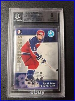 2004-05 In The Game Alex Ovechkin Toronto Fall Expo #116 ROOKIE #/10 BGS 9 POP 1