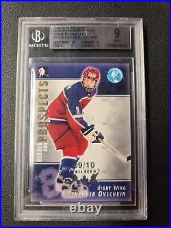 2004-05 In The Game Alex Ovechkin Toronto Fall Expo #116 ROOKIE #/10 BGS 9 POP 1