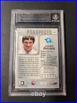 2004-05 In The Game Alex Ovechkin Toronto Fall Expo #116 ROOKIE #/10 BGS 9 POP 1