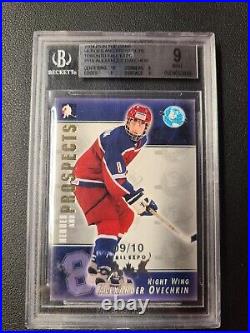 2004-05 In The Game Alex Ovechkin Toronto Fall Expo #116 ROOKIE #/10 BGS 9 POP 1