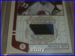 2004-05 Itg Hockey Card Game Used Jersey Redemption Le 20 Patrick Roy Rare NHL