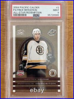 2004-05 Pacific Calder Patrice Bergeron All-Star Game Redemption RC /1500 PSA 9