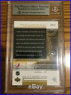 2004 Sidney Crosby SP Authentic Rookie Redemptions RR24 BGS 9 /399 Mint