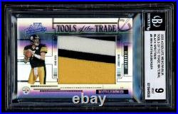 2005 Absolute Ben Roethlisberger Tools Trade Game Used Jumbo Patch 1/1 BGS 9