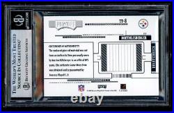 2005 Absolute Ben Roethlisberger Tools Trade Game Used Jumbo Patch 1/1 BGS 9