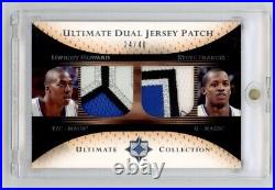 2005 Ultimate Collection Dwight Howard Steve Francis Dual GU Jersey Patch /40