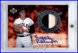 2005 Upper Deck Cooperstown Calling BROOKS ROBINSON Game Used Patch Auto /5 HOF