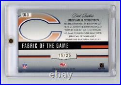 2006 Leaf Certified Fabric of the Game Dick Butkus Game Used Pro Bowl Patch /25