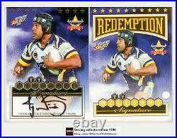 2006 NRL Accolades Trading Cards Signature Redemption Ty Williams (Cowboys)