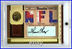 2006 National Treasures Timeline Thurman Thomas Game Used Prime Patch Auto /25