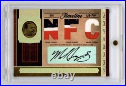 2006 Playoff National Treasures Timeline Mike Singletary GU Triple Patch Auto 15